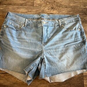 Torrid Light Blue Jean Shorts